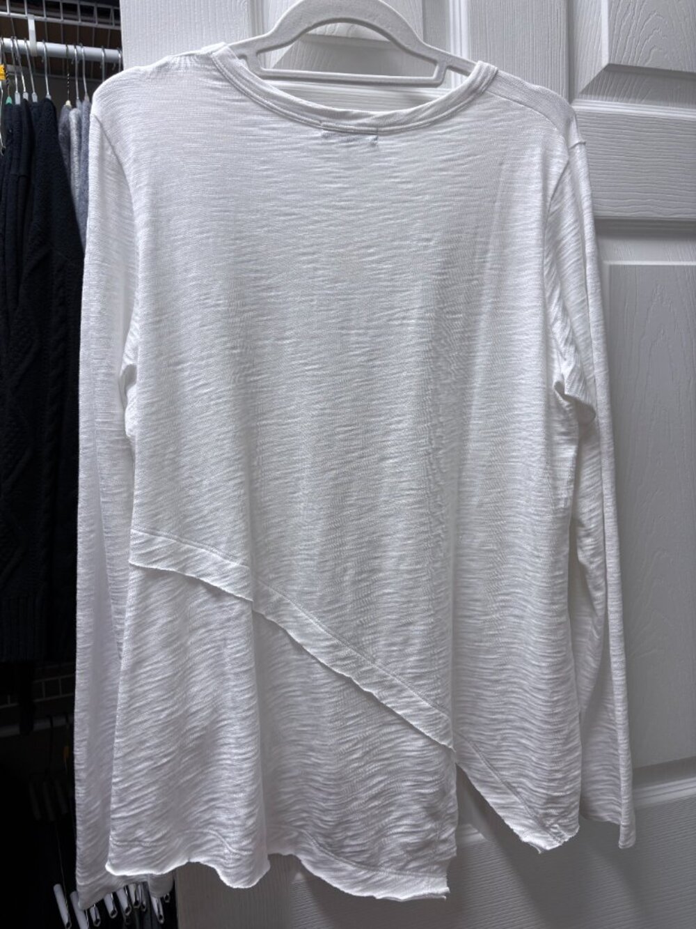 Ruti Inner Glow Asymmetric Long Sleeve Top SZ M - Picture 3 of 5